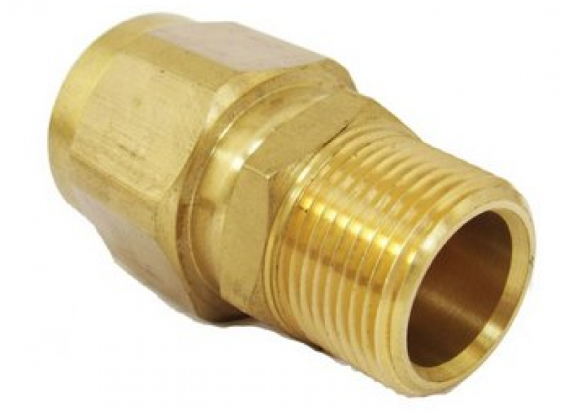 TERMINAL FIXO EM LATÃO - 3/4''