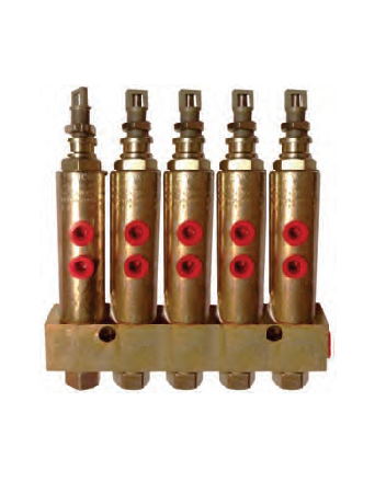 INJETOR LINHA SIMPLES - 05 SAÍDAS