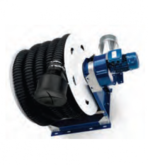 CARRETEL AUTOMÁTICO COM SISTEMA DE EXAUSTÃO DE GASES PARA AUTOMÓVEIS 180 W (0,25 CV)